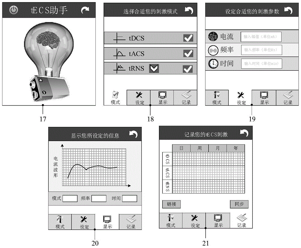 Multi-parameter adjustable transcranial current stimulation system