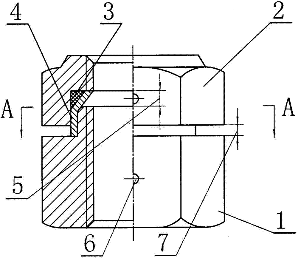 Eccentric type self-locking nut