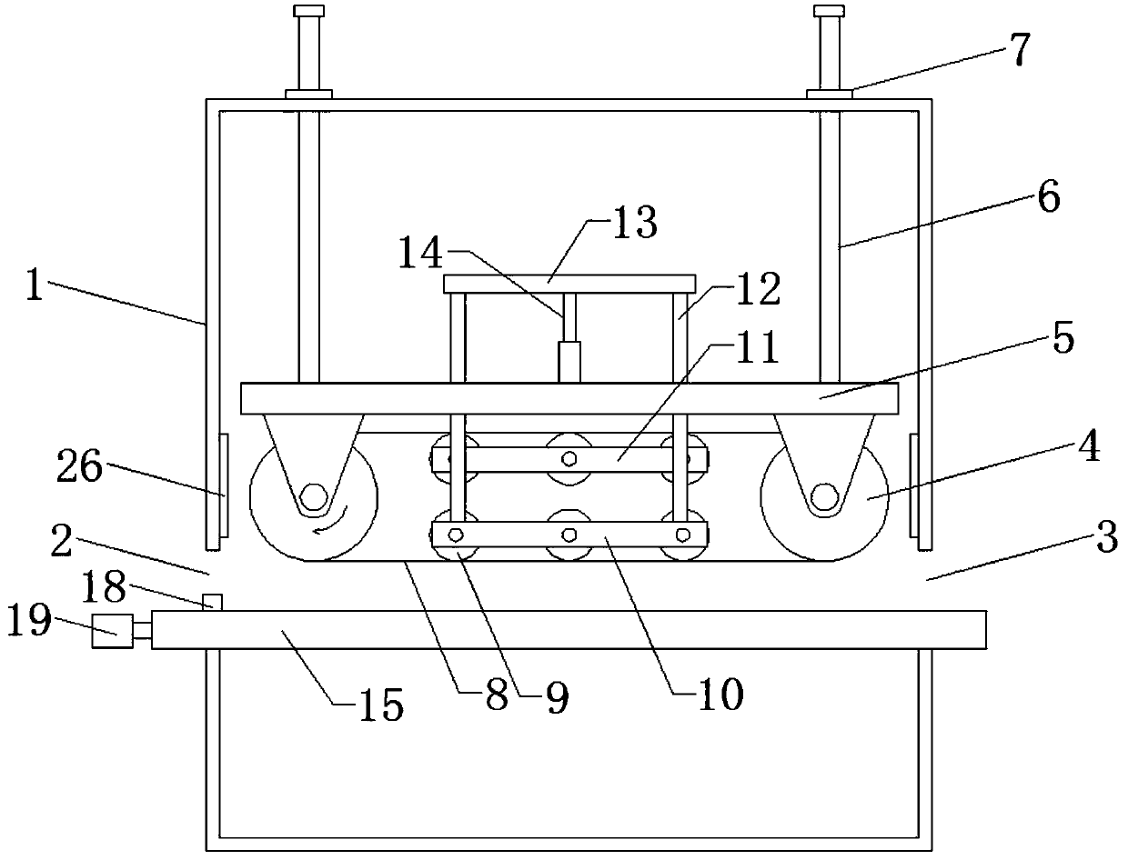 Board polishing device for furniture production