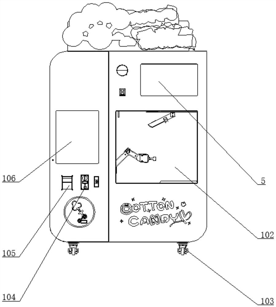 Full-automatic marshmallow machine and use method thereof