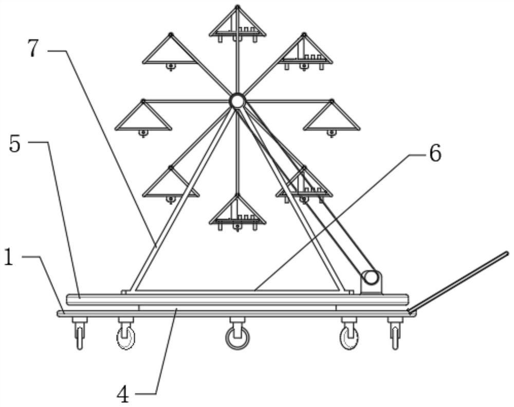 Three-dimensional structure display device for architectural design