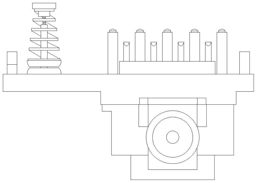 Textile tensioner based on adjusting device