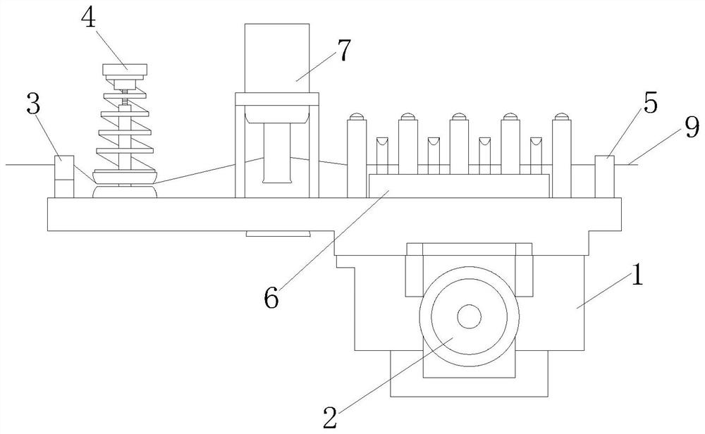 Textile tensioner based on adjusting device