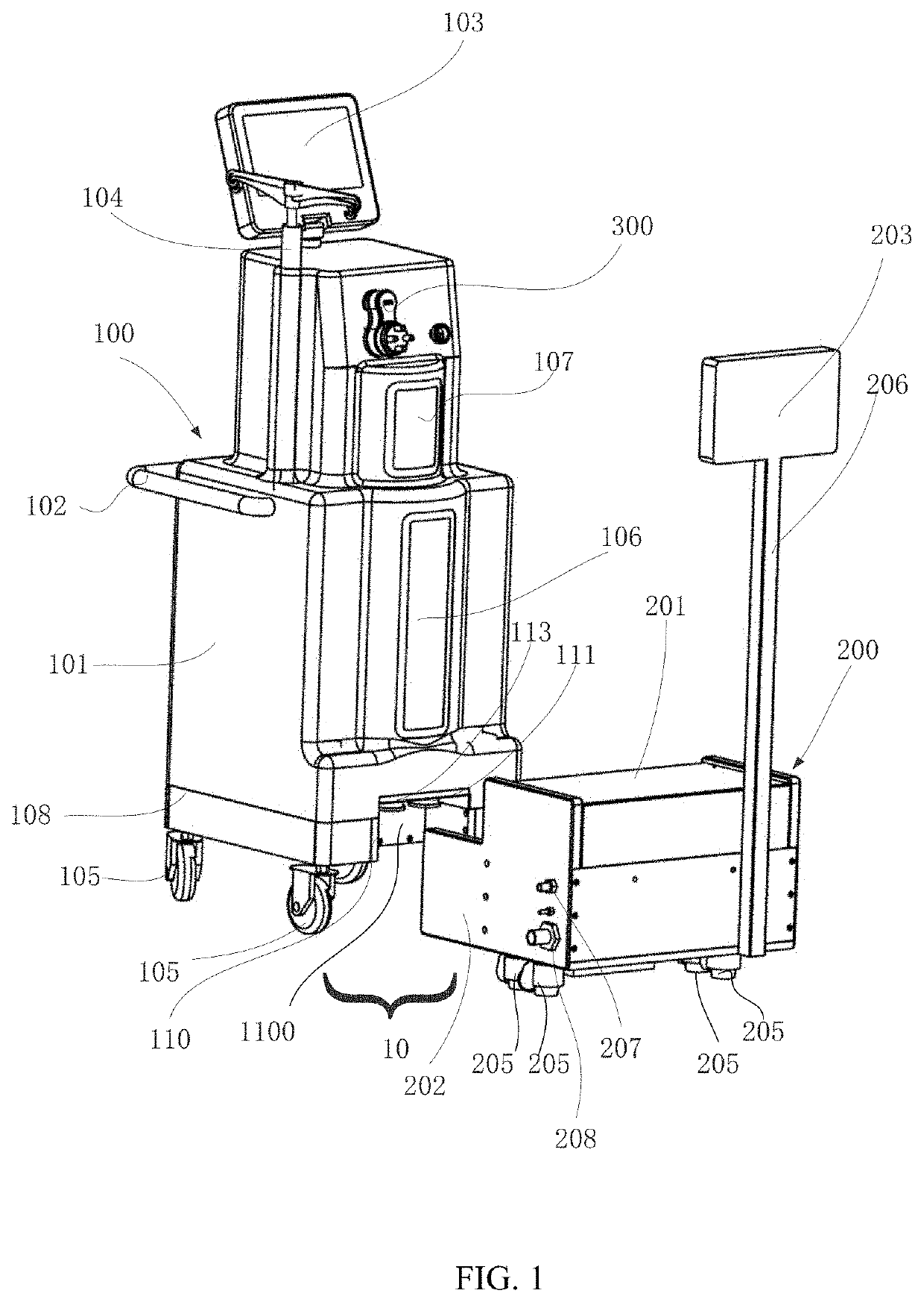 Waste collection device, docking device and waste collection and disposal system