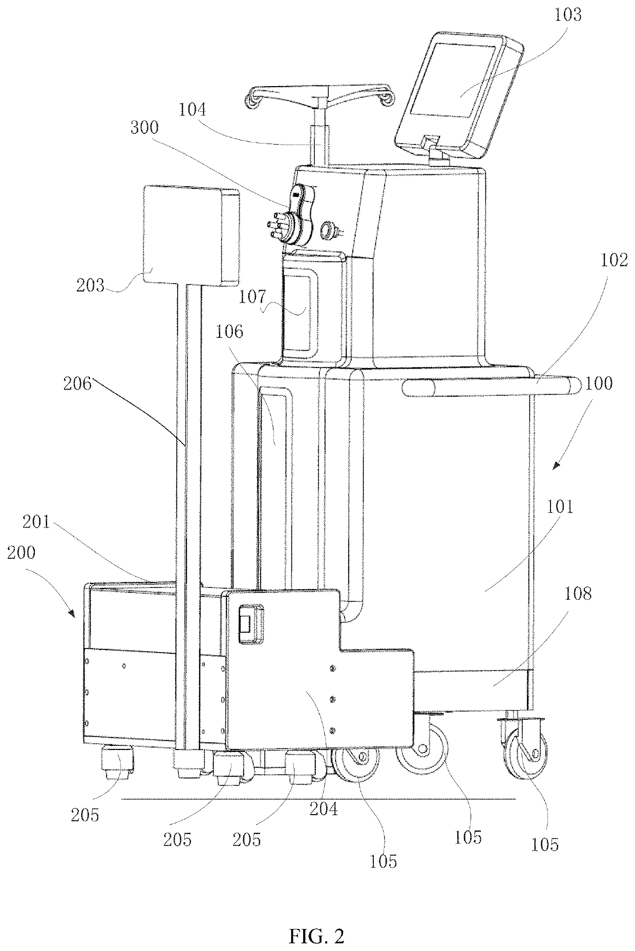 Waste collection device, docking device and waste collection and disposal system