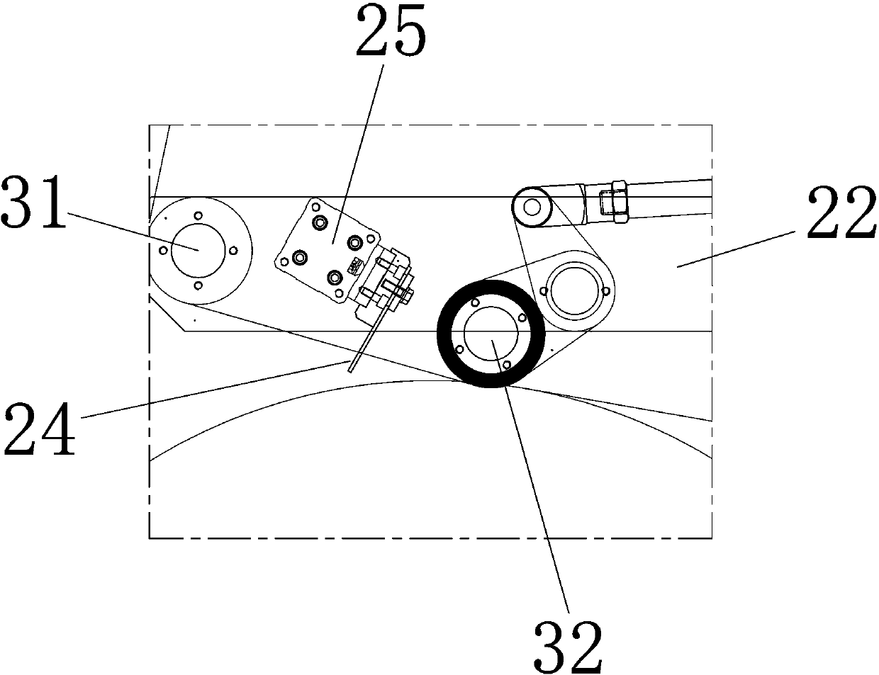 Automatic cutting and unwinding equipment