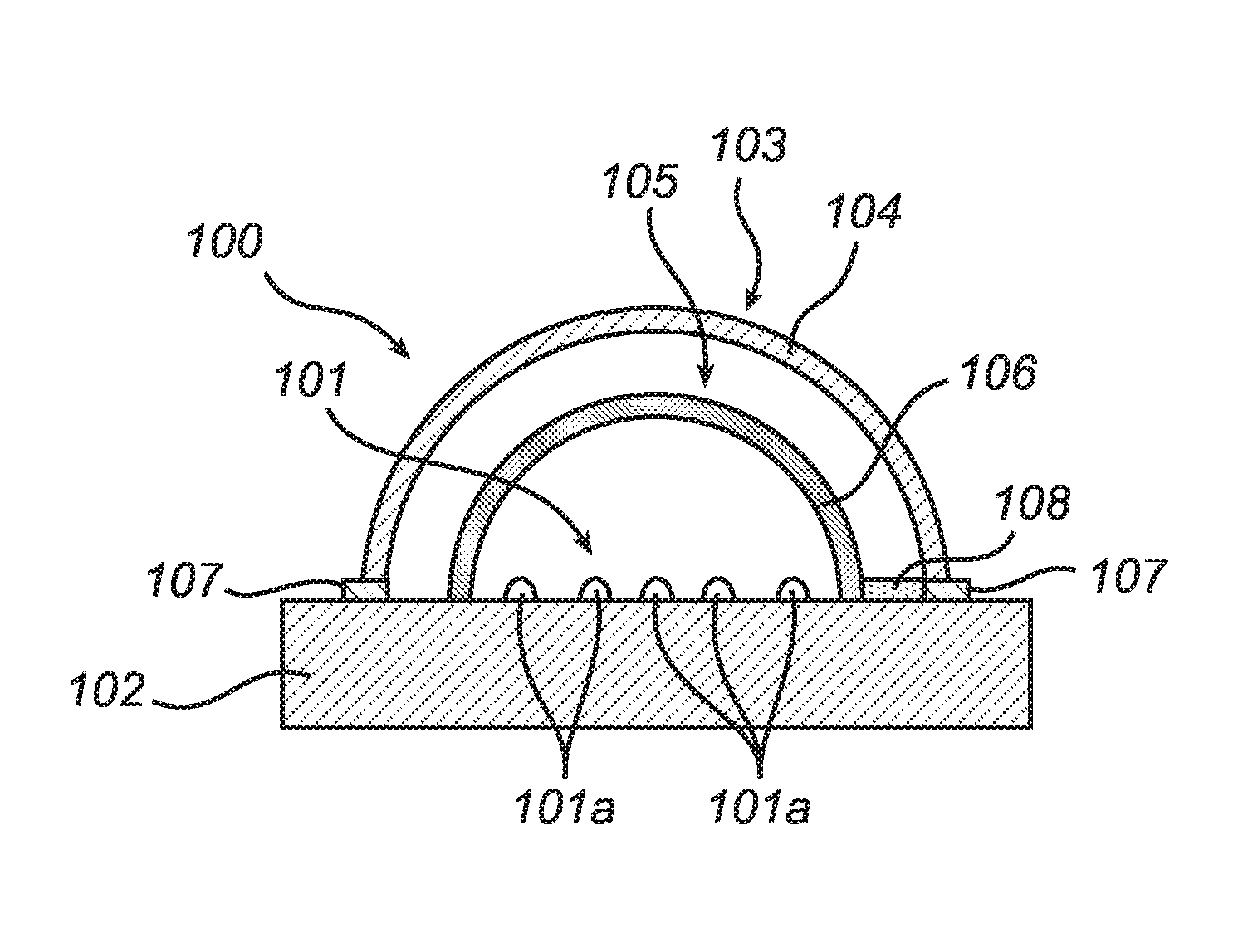 Light-emitting arrangement