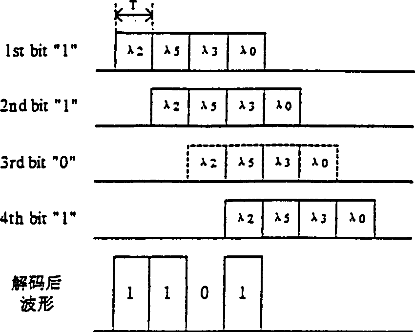 Code overlapped fast hopping optical CDMA access system