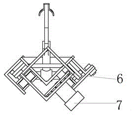 Pipe rod dragging method and device