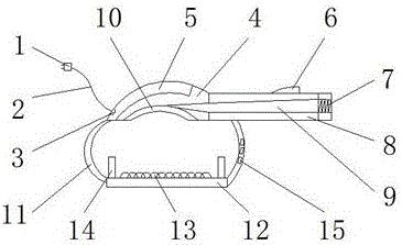 Portable leather shoe oiling cleaning device