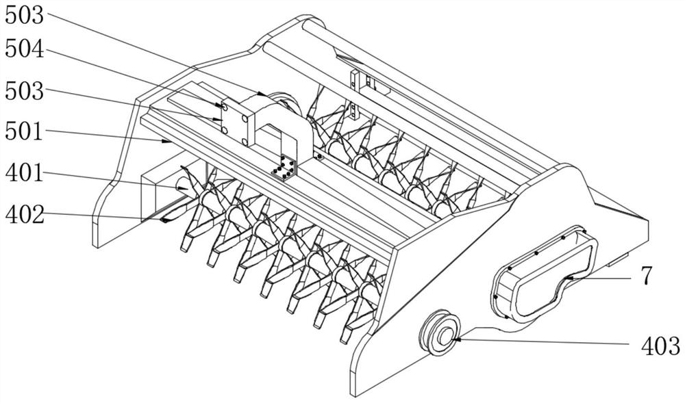 Deep ploughing rotary cultivator