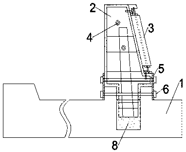 Assembly type prestressed highway tunnel crash barrier