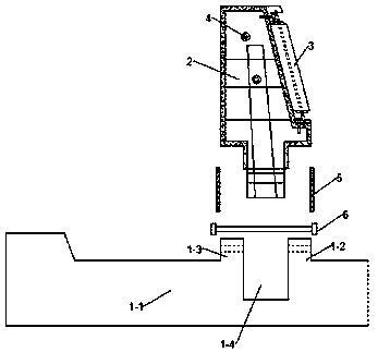 Assembly type prestressed highway tunnel crash barrier