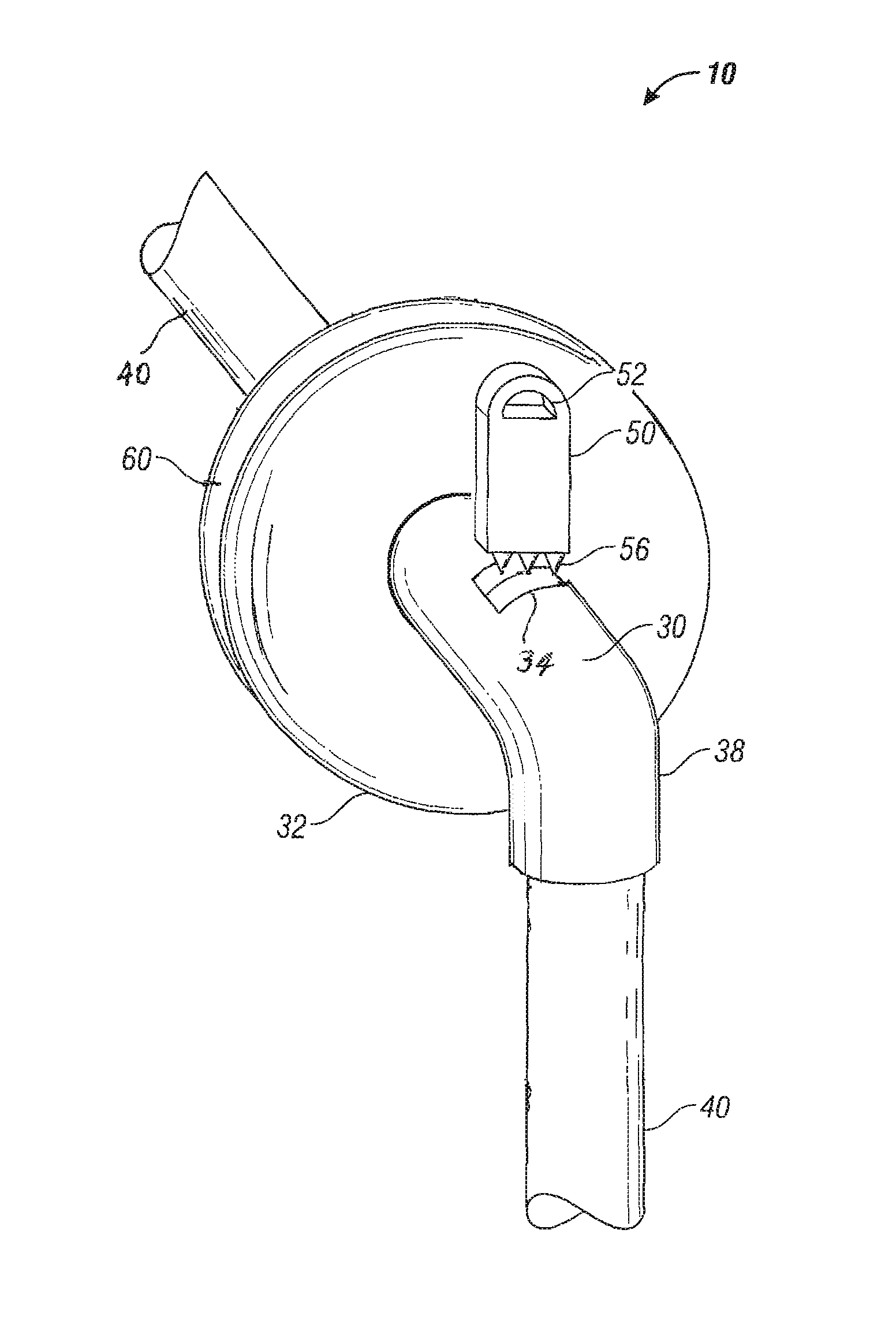 Article for securing a catheter