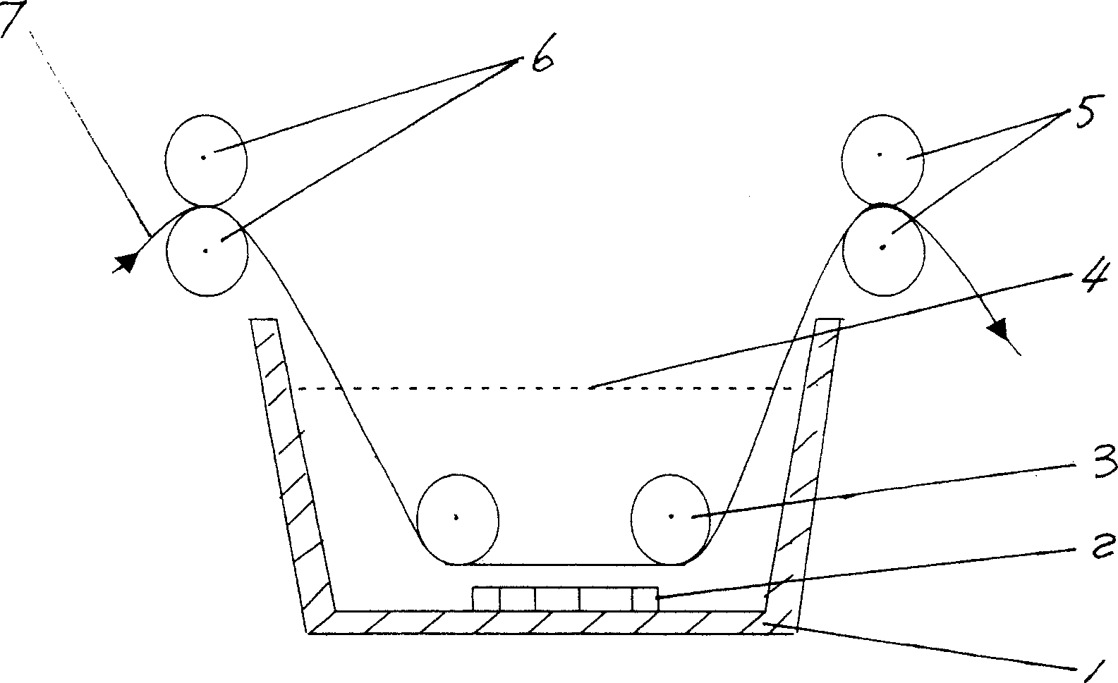 Apparatus for dip-coating vaseline