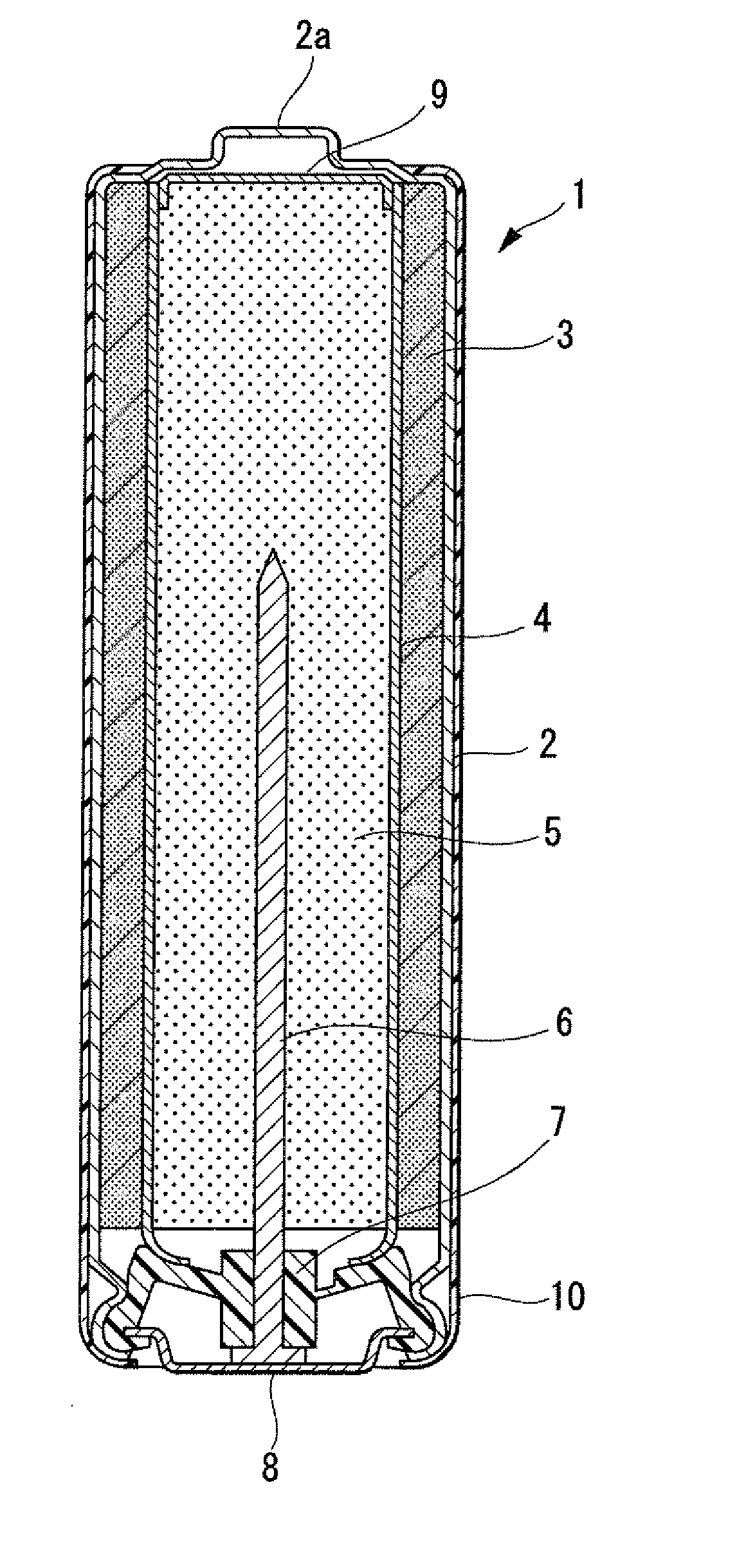 Separator for alkaline battery, and alkaline battery