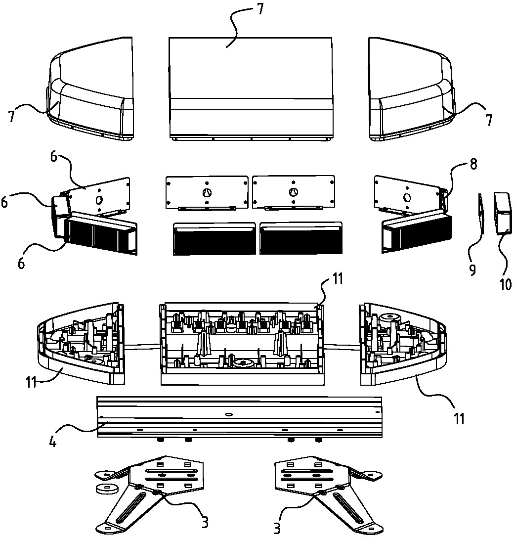 LED (Light Emitting Diode) warning lamp