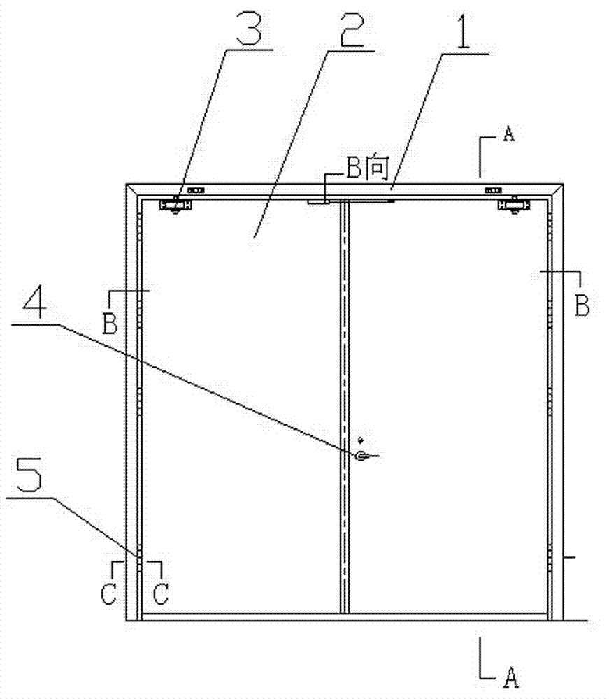 Wooden sound-insulation fireproof door