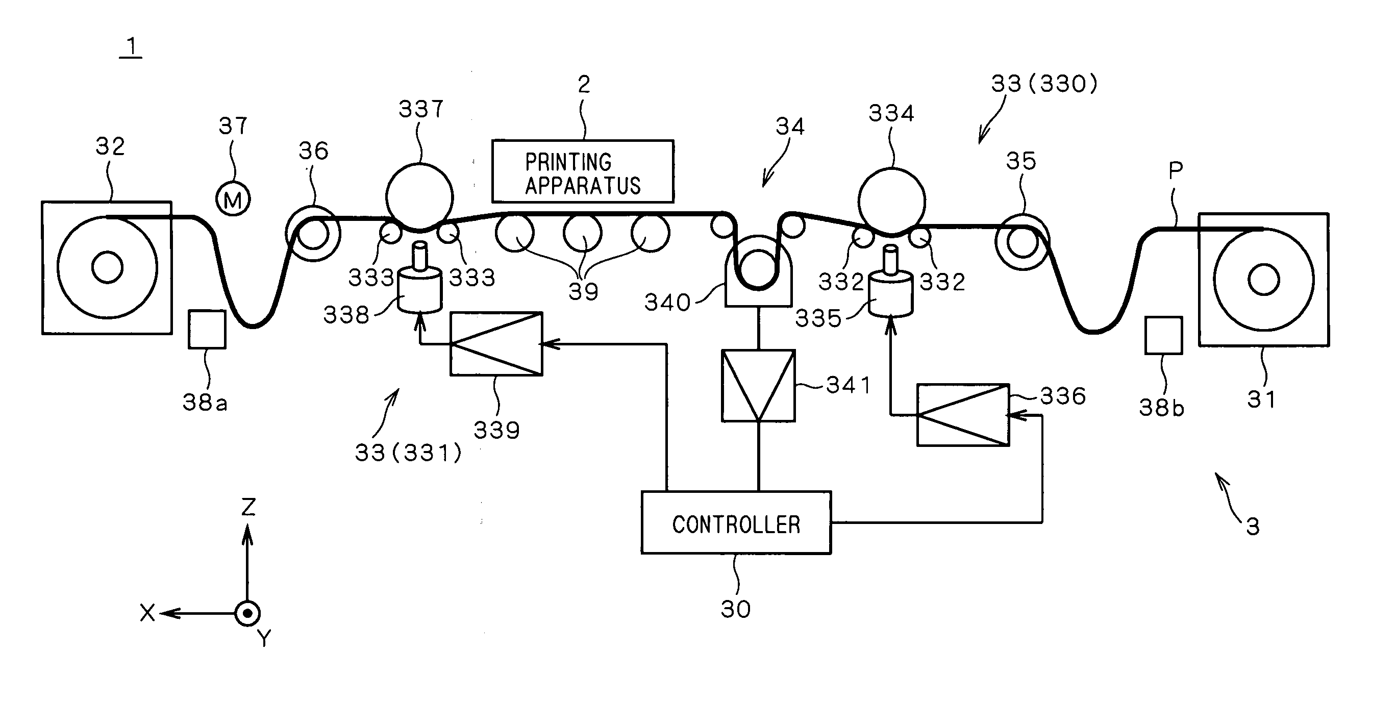 Feeding device, recording system, and feeding method