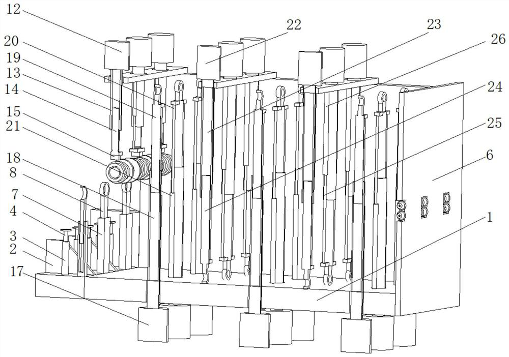 A kind of textile equipment for weaving which is convenient for replacing coils