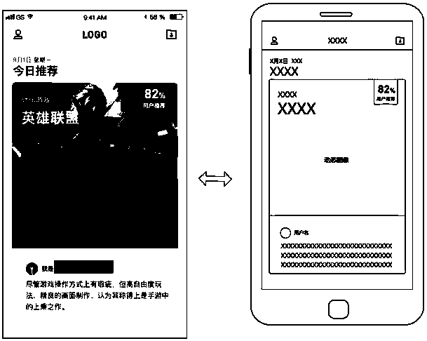 Dynamic picture display method, device and equipment