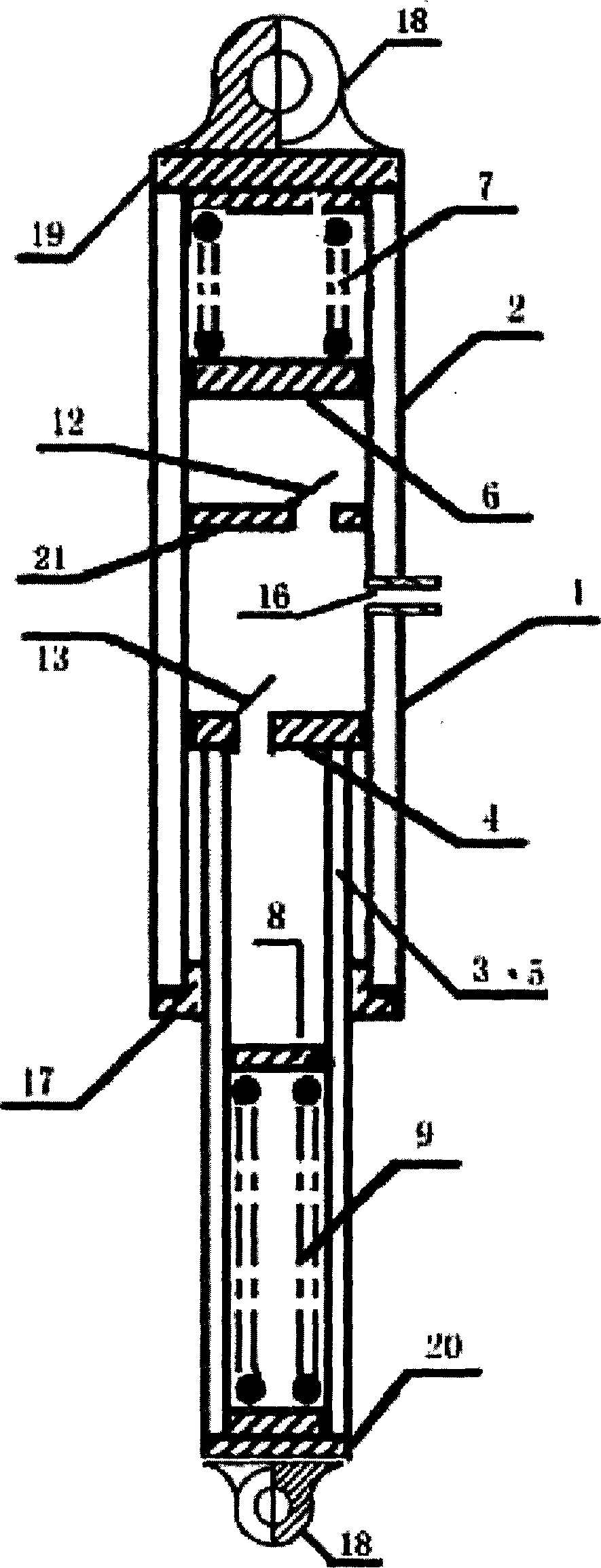 Hydraulic bidirection return stroke damper