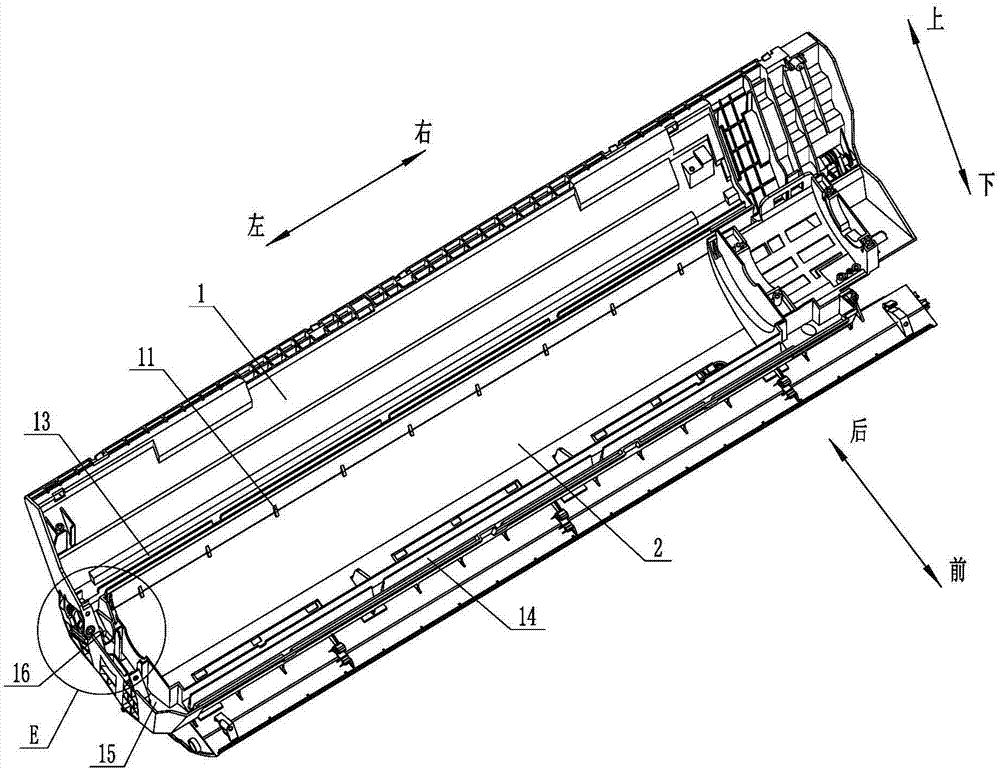 Wall-mounted air conditioner provided with detachable bases