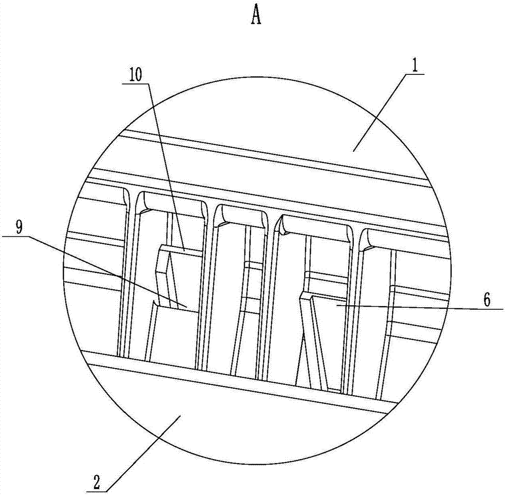 Wall-mounted air conditioner provided with detachable bases