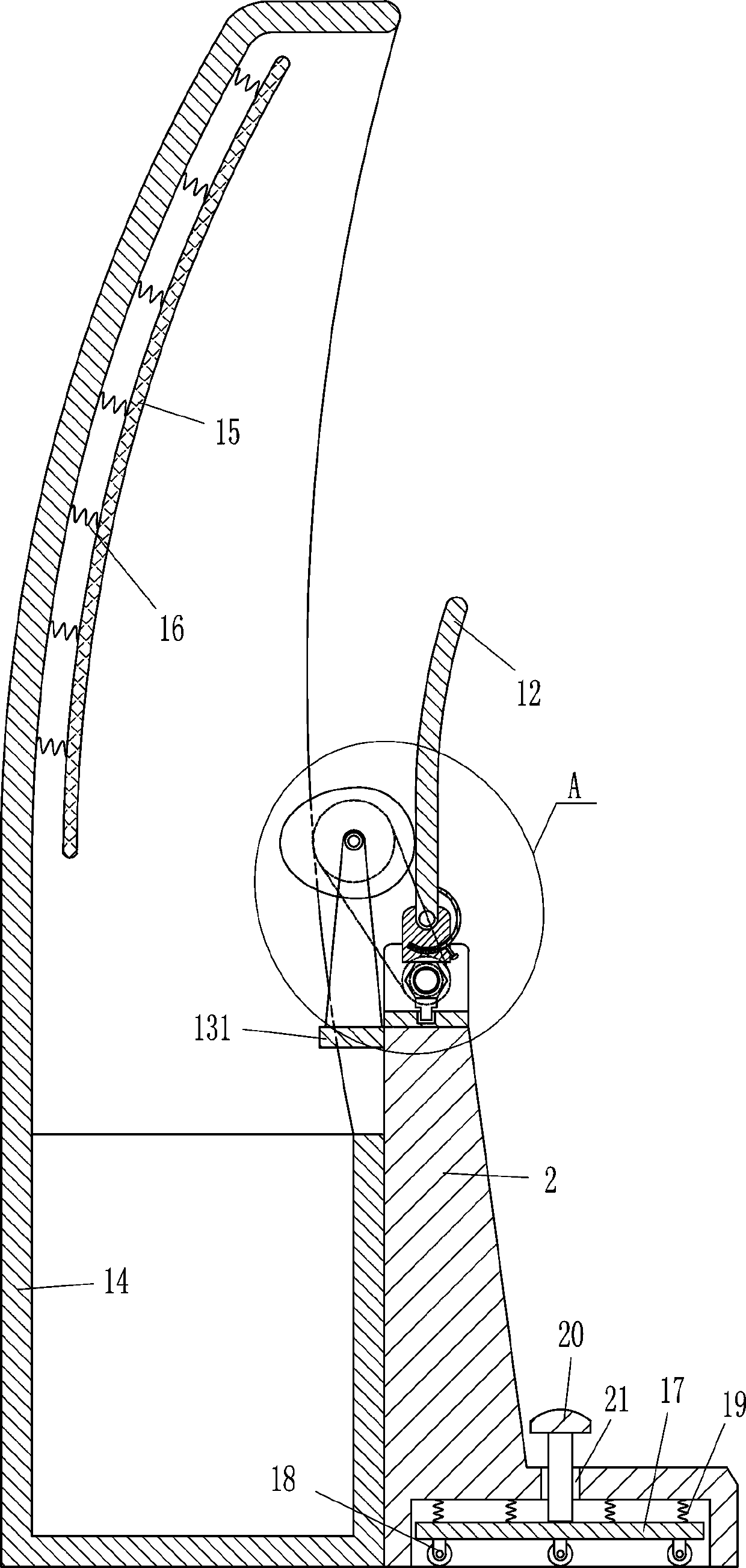 Table tennis training device