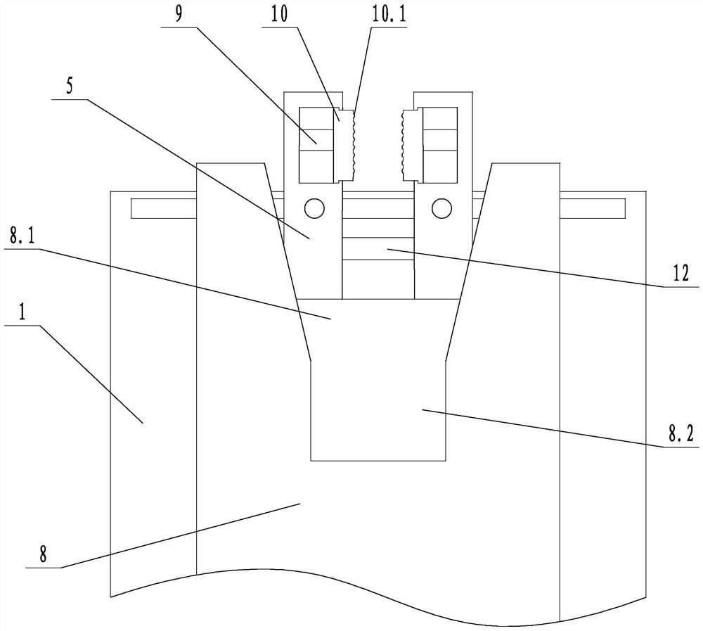 Double-acting clamping jig with shearing function