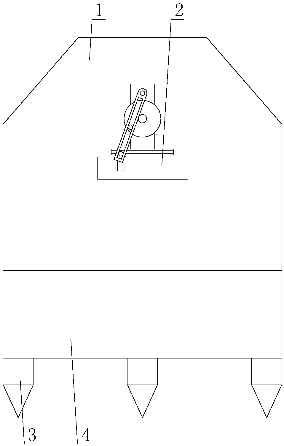 Laser level gauge with horizontal correcting function