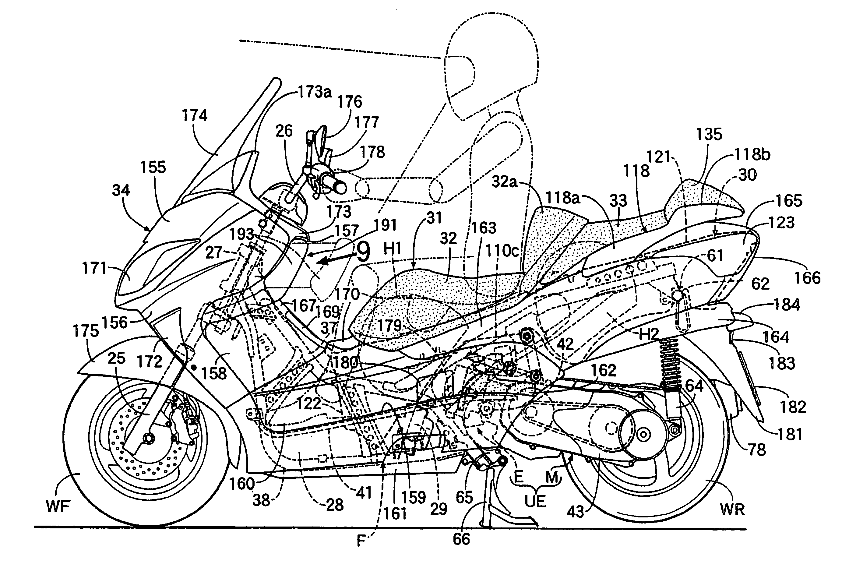 Lock release operator layout structure in vehicle