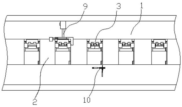 Chip wire column welding equipment integrating discharging and collecting