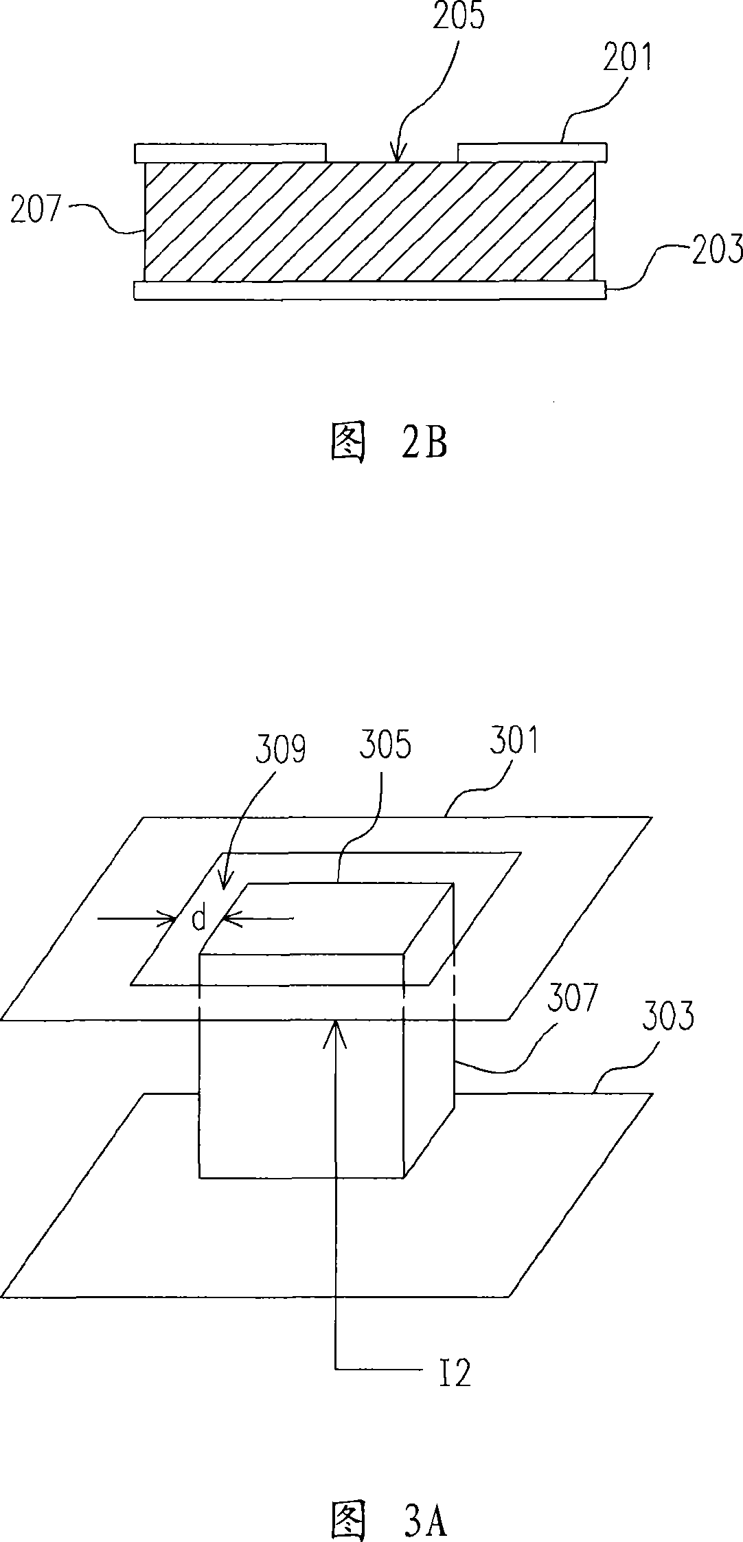 Capacitor structure capable of hoisting resonance frequency