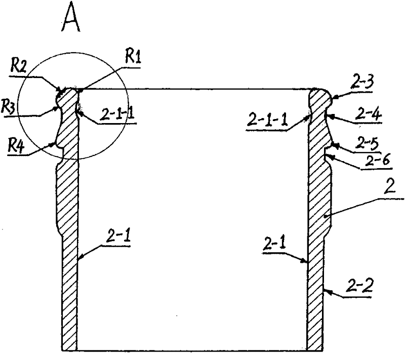 Anti-leakage sealing bottleneck structure for canned water