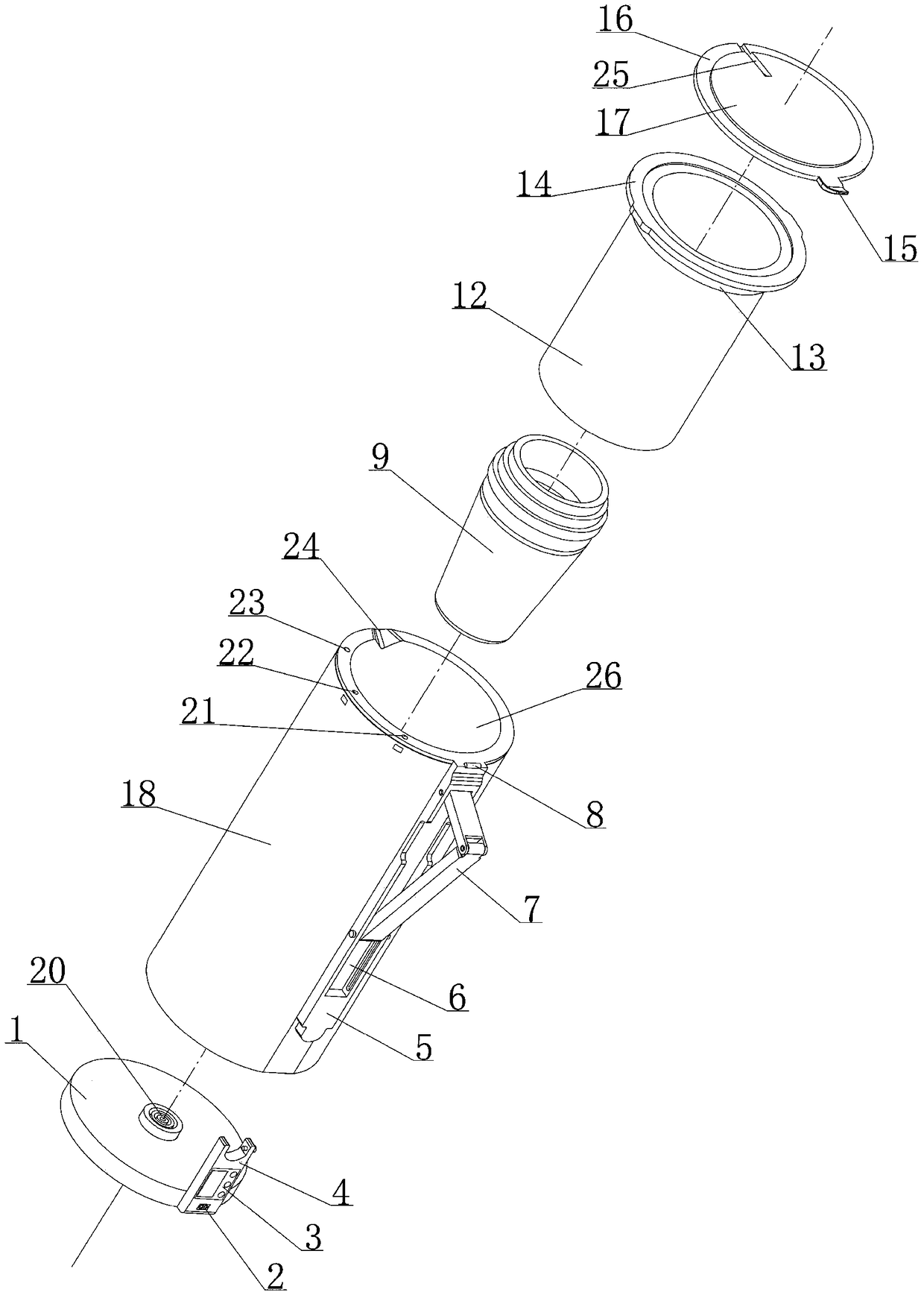 Portable electric kettle