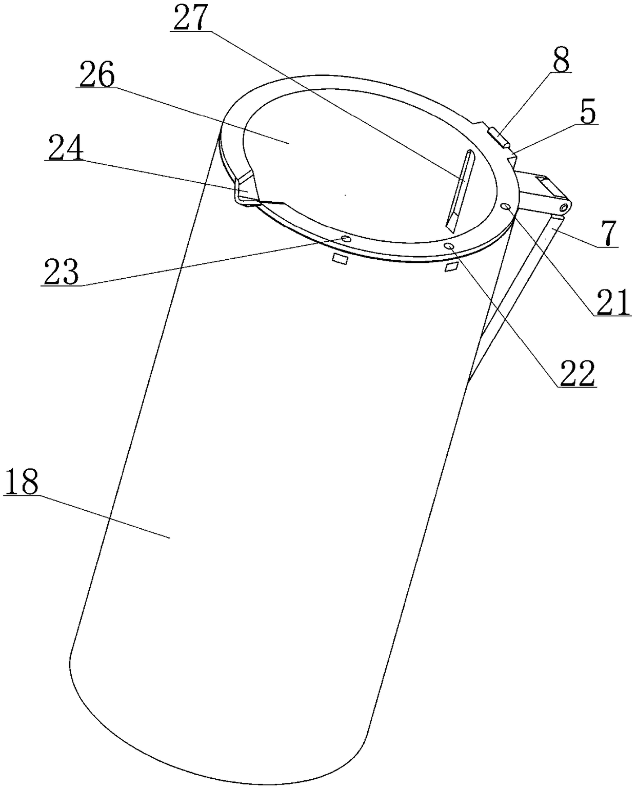 Portable electric kettle