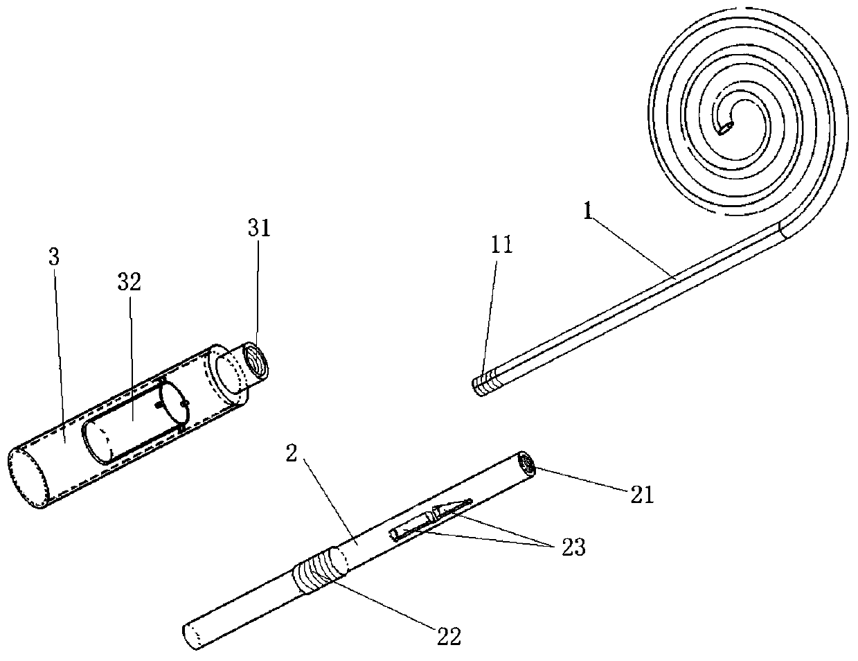 Renal ureter fistulization urine shunt monitoring system