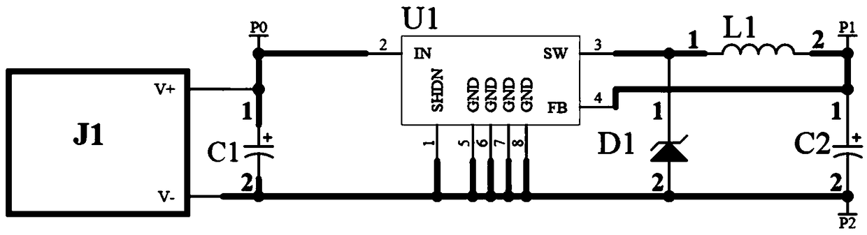 Test device and method of four-port sensor signal splitter with LED