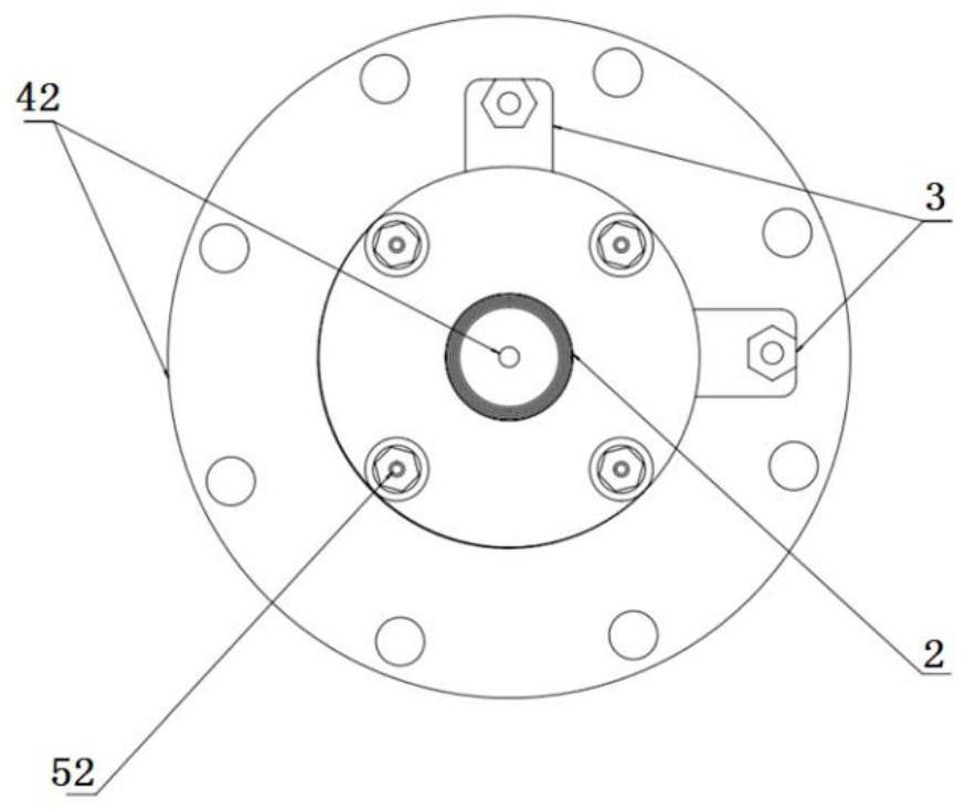 An ion lens system with reverse pressure gradient transmission