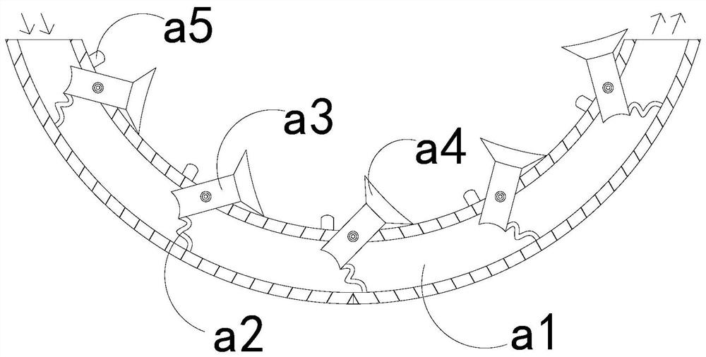 Municipal sewage treatment device