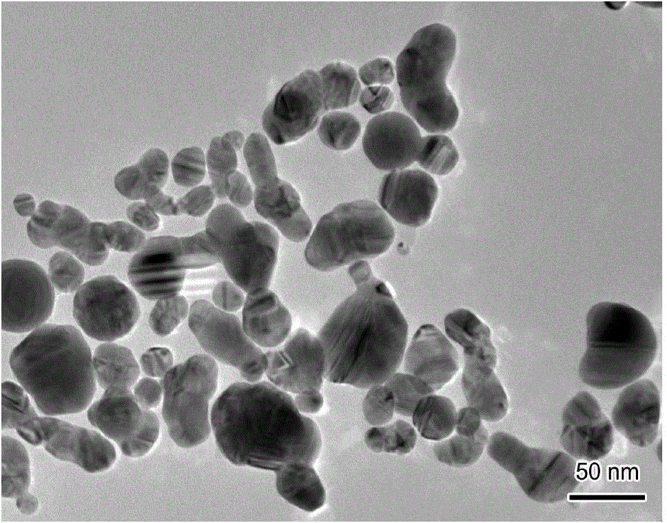 Preparation method of gold-silver composite nanoring