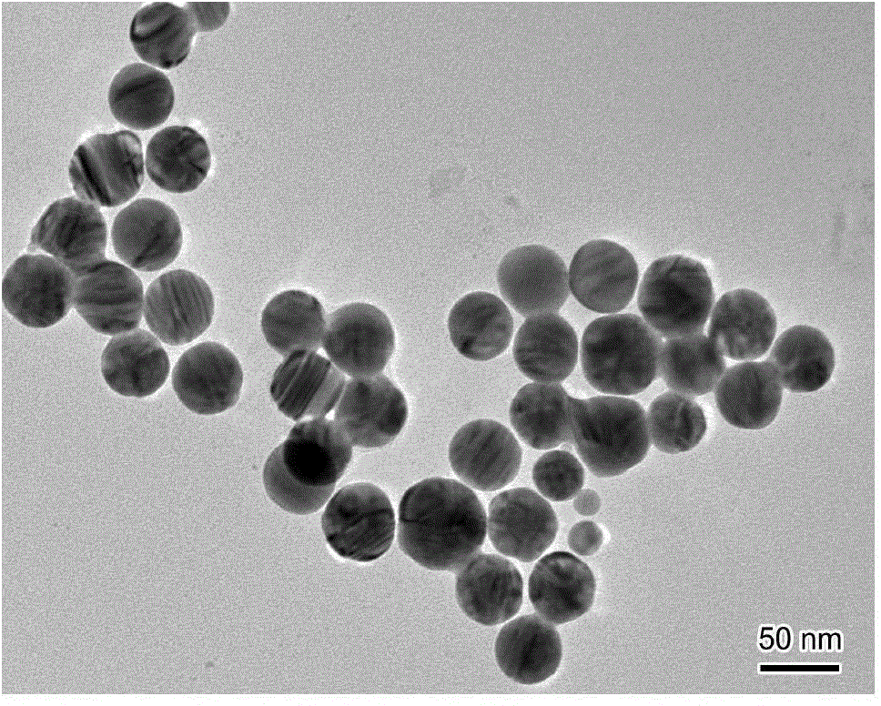 Preparation method of gold-silver composite nanoring