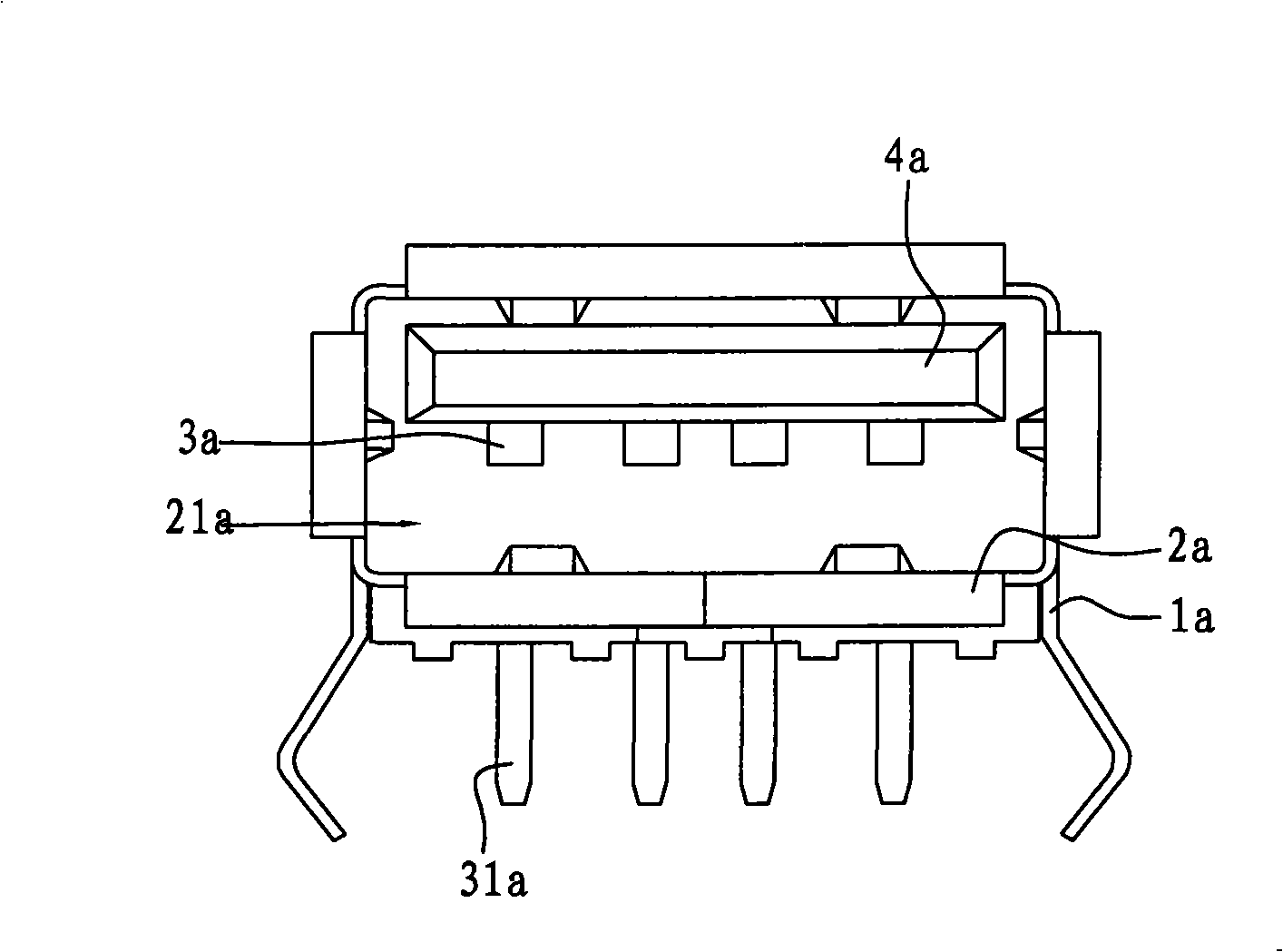 Socket and plug of universal serial bus (USB) connector