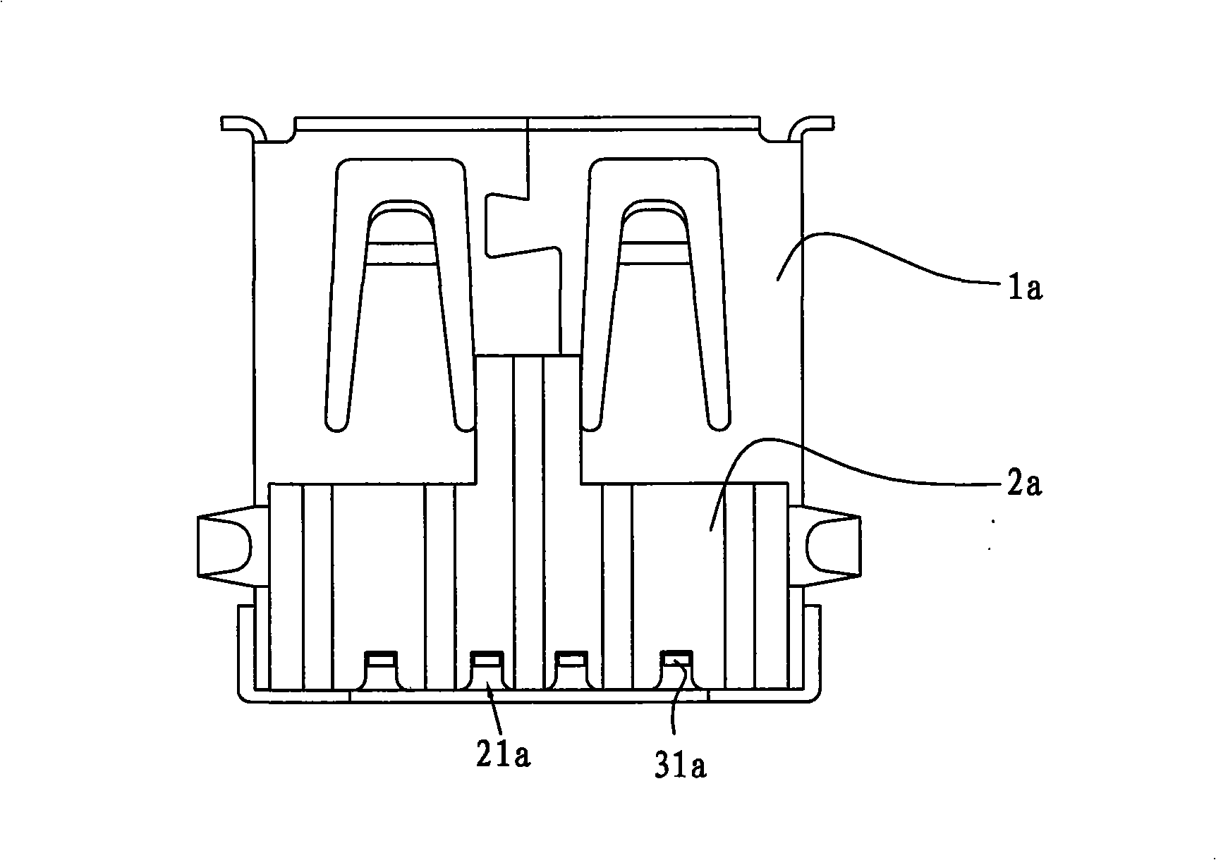 Socket and plug of universal serial bus (USB) connector