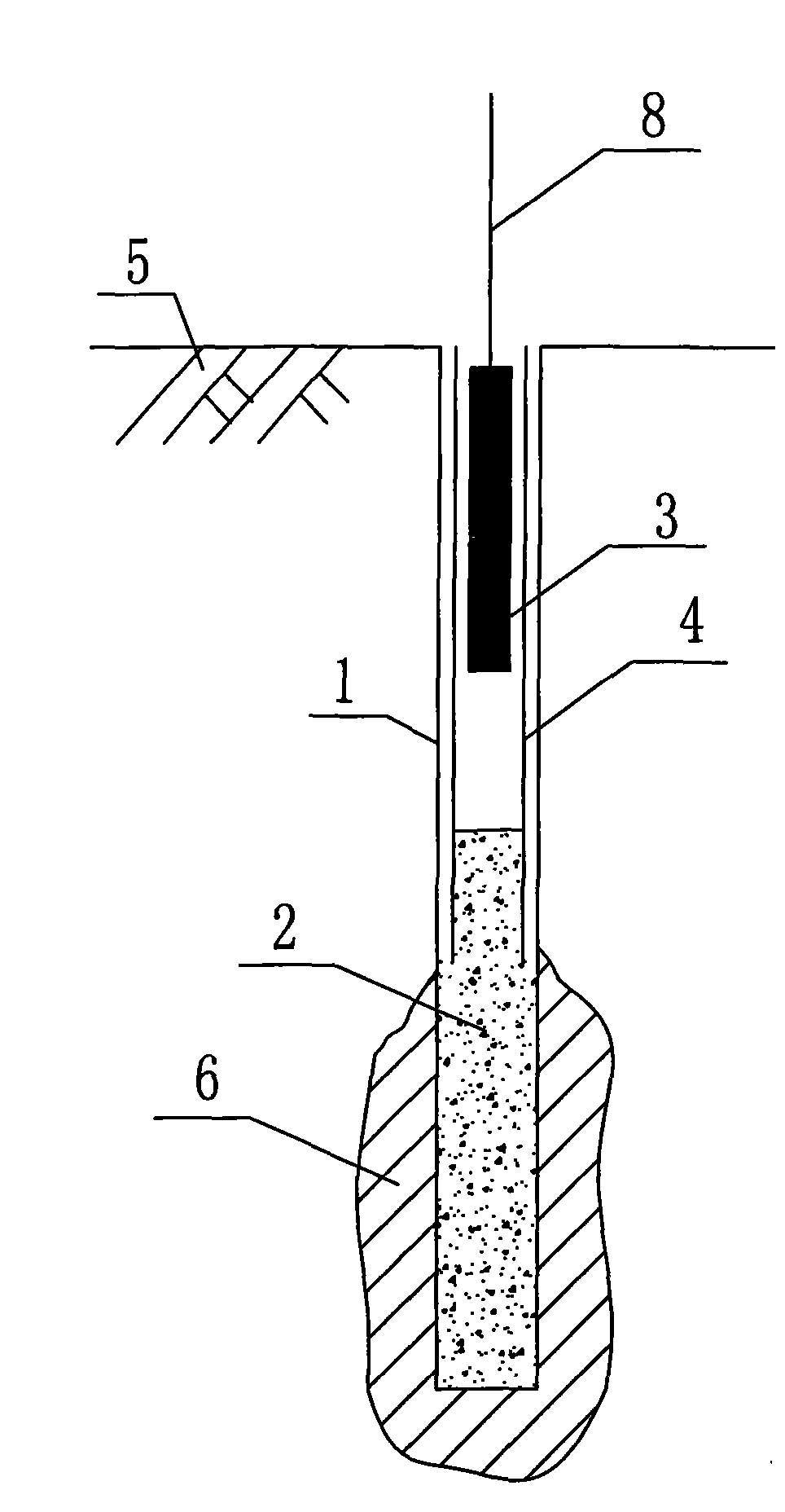 Water sealing method for civil engineering groundwork