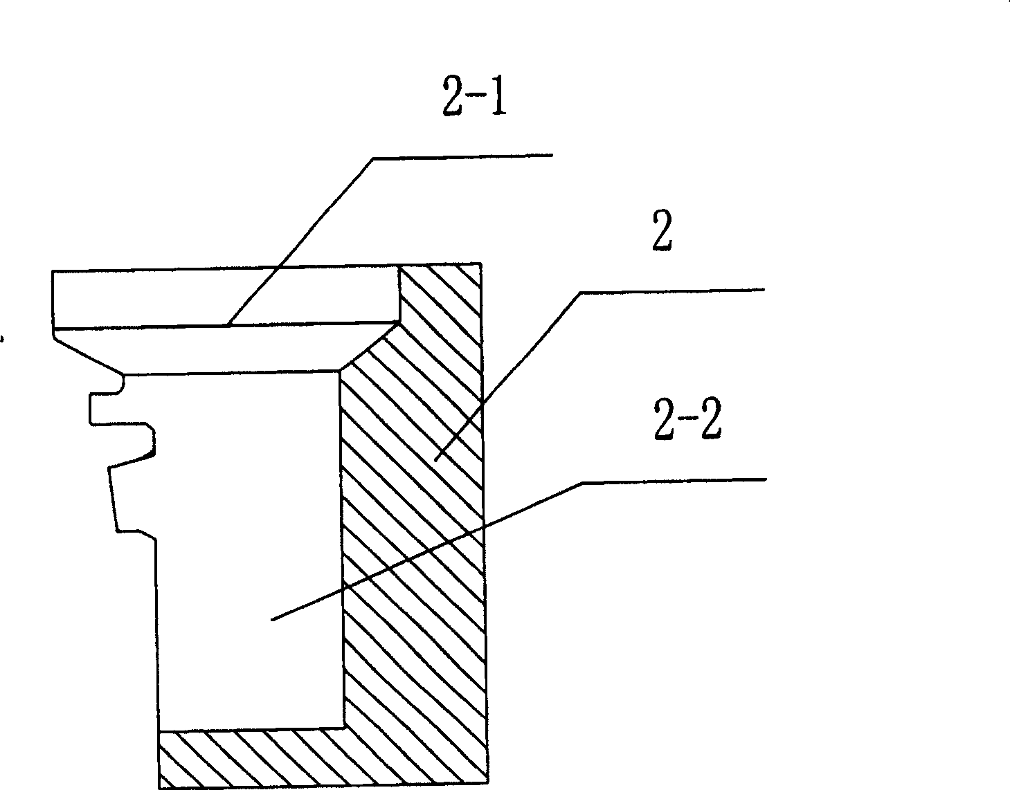 Non destructive rectangle groove dimension detecting method