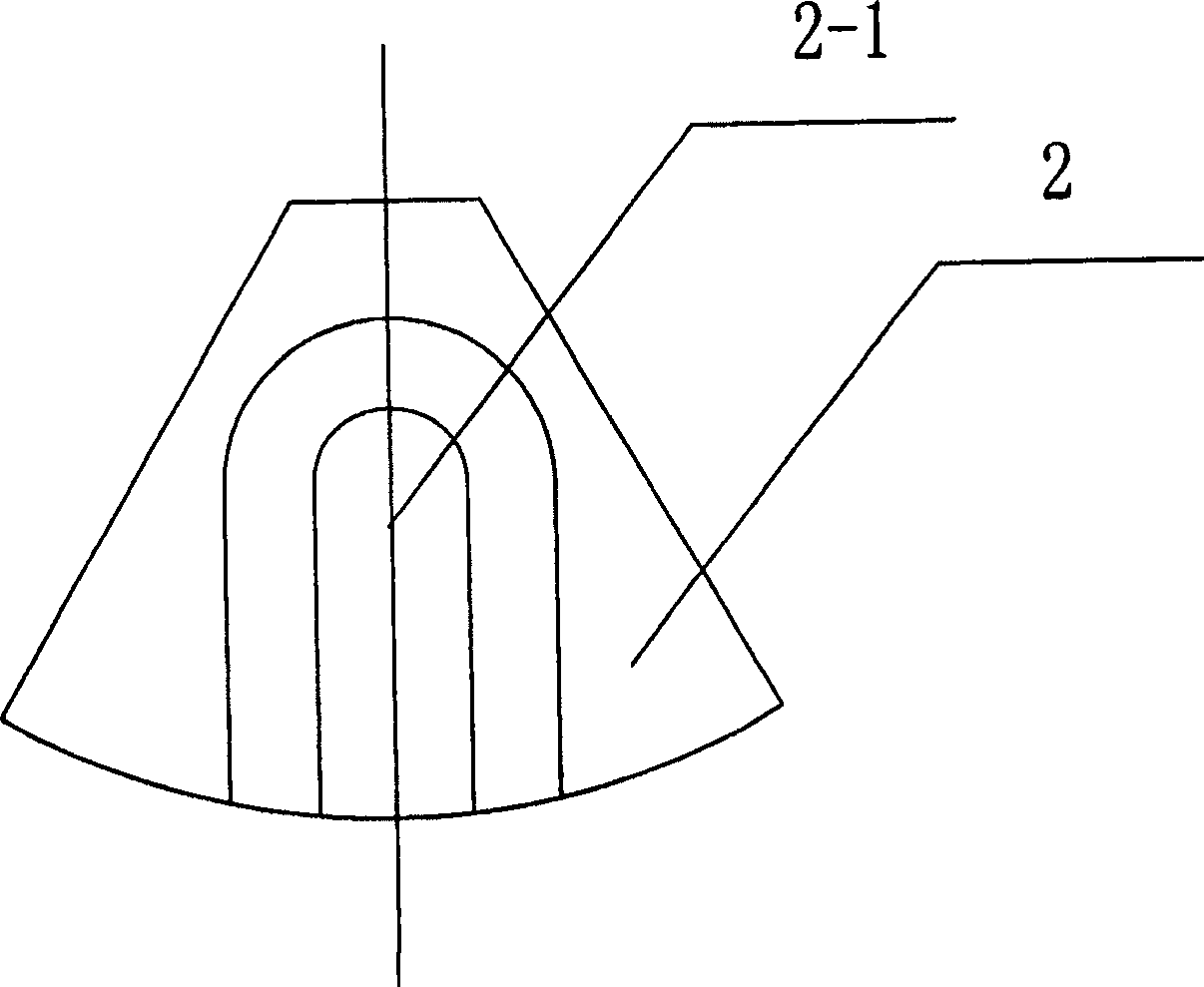 Non destructive rectangle groove dimension detecting method