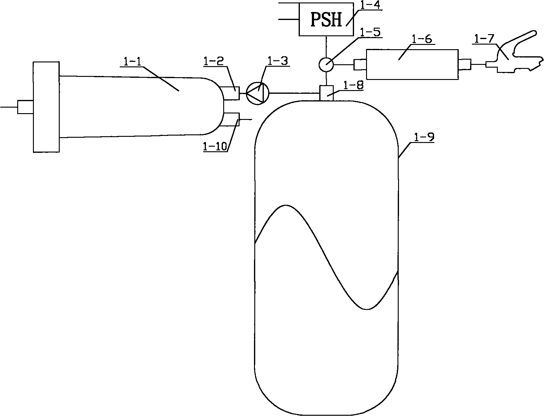 Pressure water storage barrel