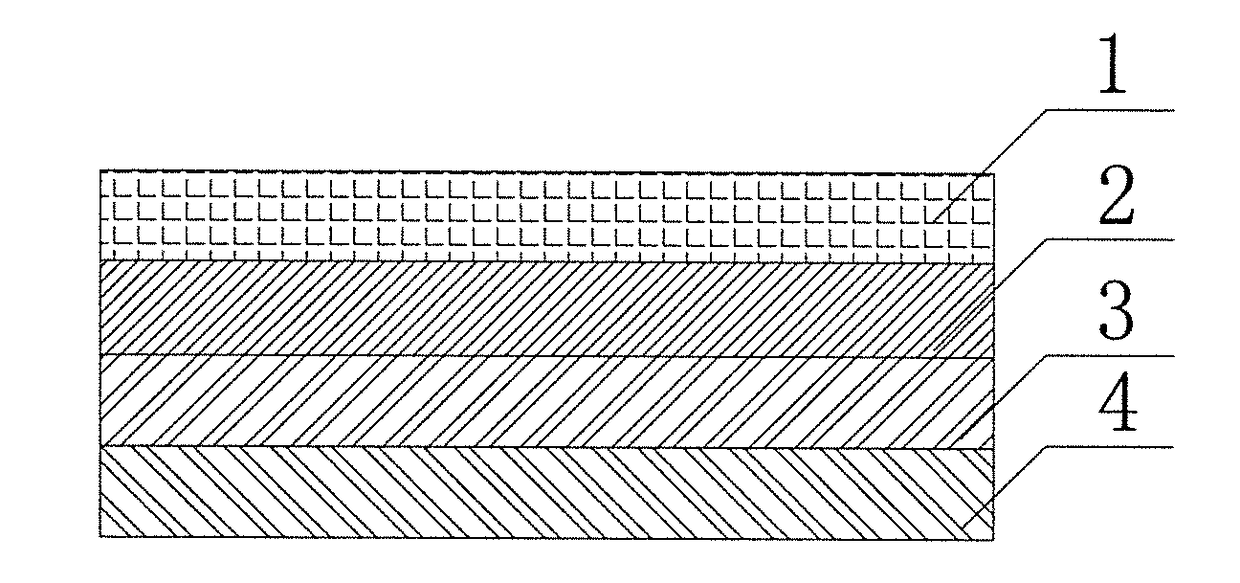 Rigid board plastic flooring and its production method